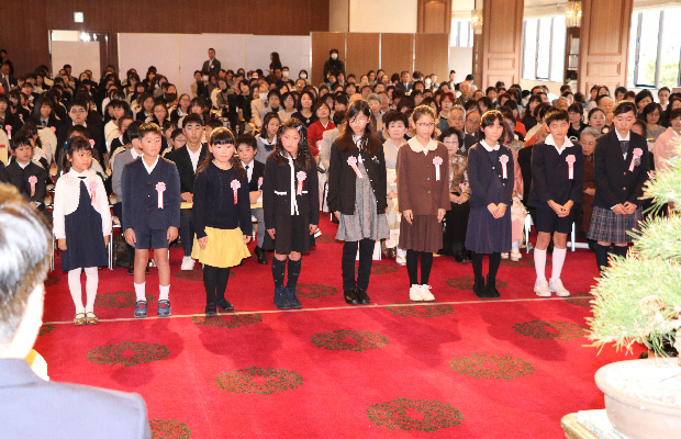 全日本学生書道展展示の様子