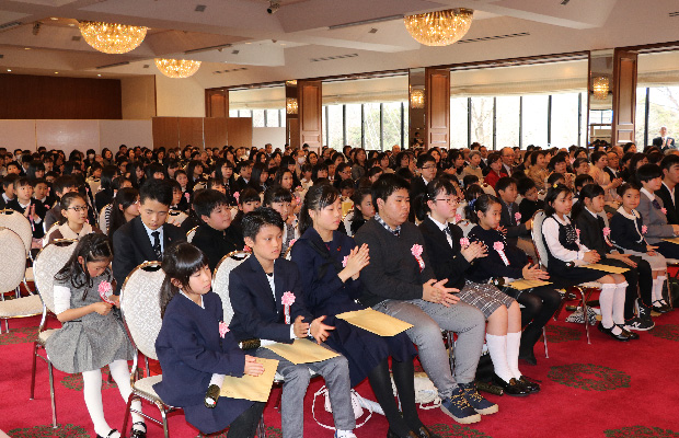 全日本学生書道展展示の様子